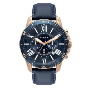 luxury leather strap watch 1